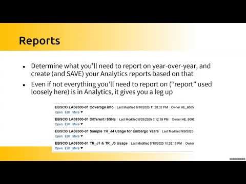 eCAUG 2025 Day 1 Track 2: Usage Data Analysis for E-Resource Management Decisions