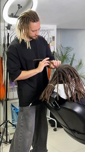 Natural Dreadlocks Maintenance: Retwist & Fresh Roots Before & After #hairstyle #dreadstyles