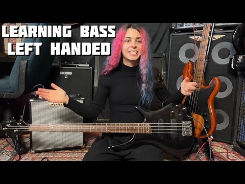 Learning To Play Bass Left Handed - Part 1