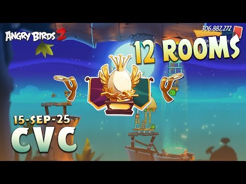 Angry Birds 2 – CVC Clan Vs Clan Battle Today | 12 Rooms High Score Strategy 15/09/2025