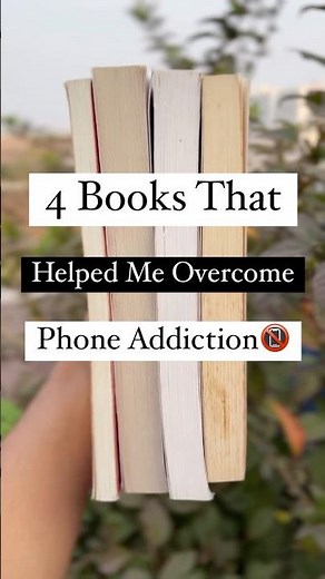 4 books that helped overcome phone addiction 📲 #books