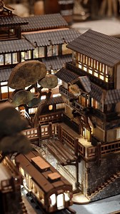 Ginzan Onsen (銀山温泉) - Obanazawa, Yamagata Prefecture, Japan - The Ginzan Onsen Book Nook is the latest addition to our motion scene series. The Anavrin team dedicated over 5 months to design, test, and optimize, resulting in the stunning final product you see now. Our inspiration stems from the architectural marvel, Notoya Ryokan. This main structural building, established in 1892 and constructed in 1921 during the Taishō era (1912–1926), has greatly influenced our design. #miniatures #spiriteda