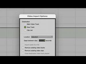 Importing Video in Pro Tools