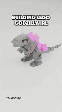 Building LEGO Godzilla IRL 🐲 #Lego #MOC #Build #Test
