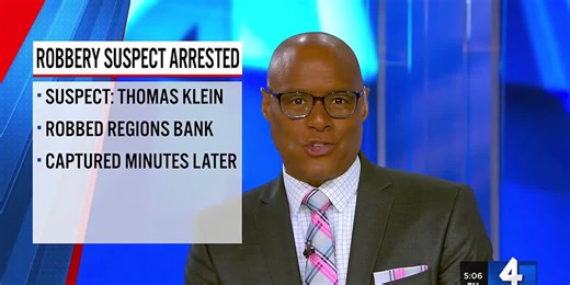 Bank robbery suspect arrested in Gallatin