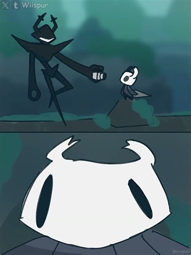 Roaring Knight & Little Ghost: Photography Pros #hollowknight #silksong #deltarune #comics