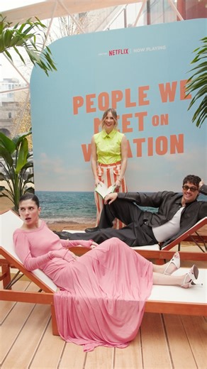 Netflix US | Both me AND the book are shook. 📺: PEOPLE WE MEET ON VACATION | Instagram