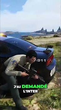 UN SUSPECT TIRE SUR LA POLICE - GTA5 MOD LSPDFR #gta #roleplay #gtav#lspdfr