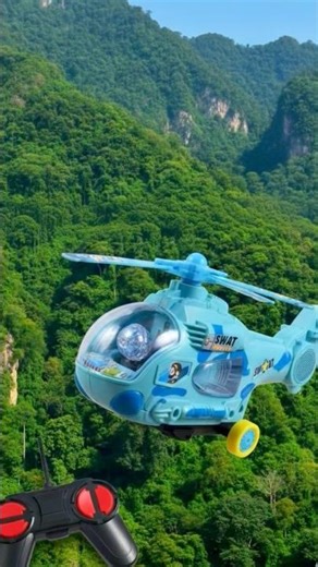 Remote control helicopter sky blue colour