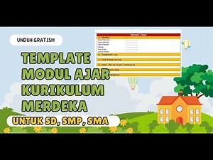 TEMPALTE FORMAT MODUL AJAR KURIKULUM MERDEKA UNTUK PPG GURU TERTENTU 2024