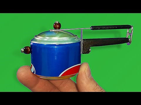 Amazing mini pressure cooker with cans of pepsi - DIY