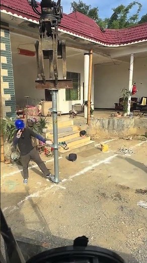 Screw Pile Installation with Excavator – Fast and Precise Setup