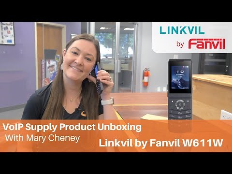 Linkvil by Fanvil W611W Portable WiFi Phone Unboxing | VoIP Supply