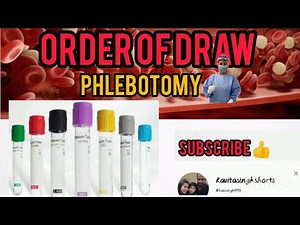 Order of draw || Technique of blood collection || Phlebotomy ||