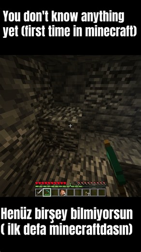 playing minecraft first time #minecraft