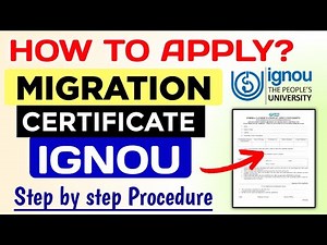 IGNOU: How To Apply For IGNOU Migration Certificate- Step by Step Procedure | Vidya Updates