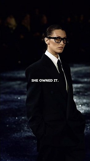 Bella Hadid in Black Suit 🔥 Saint Laurent SS25 Look Broke the Internet!