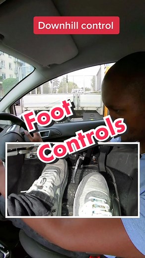 Proper Foot Controls for Downhill Driving | Driving Tips
