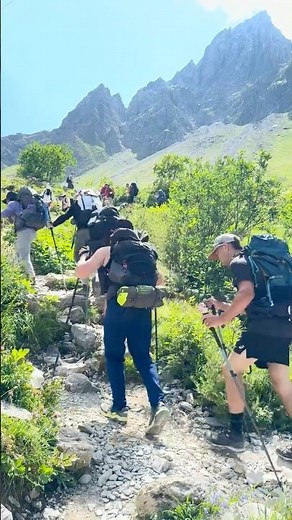 2026 TMB Backpacking Tour | Tour du Mont Blanc #shorts