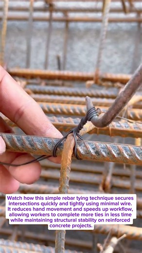 This Rebar Tying Trick Will Save You HOURS on Site!
