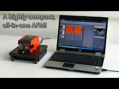 Nanosurf NaioAFM -- Overview of the first all-in-one atomic force microscope system