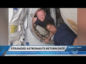 Stranded astronauts now scheduled to return sooner