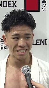 [JFKO] 10th Anniversary All Japan Full Contact Karate Championship Winner Interview - Men's Light...