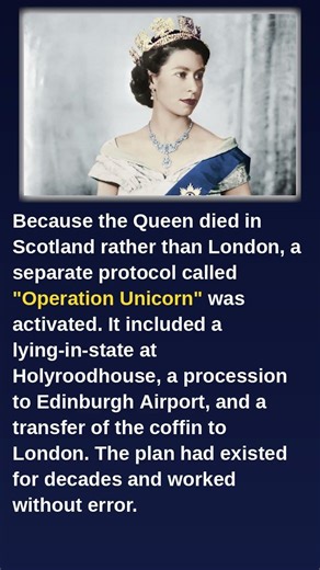 Operation Unicorn the secret plan that activated when she died in Scotland