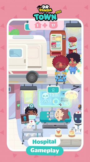 🚑This is an emergency⚠️ Dr.Panda Town’s NEW HOSPITAL location is available for purchase! Play with Ambulance🚑, emergency room💉and more!