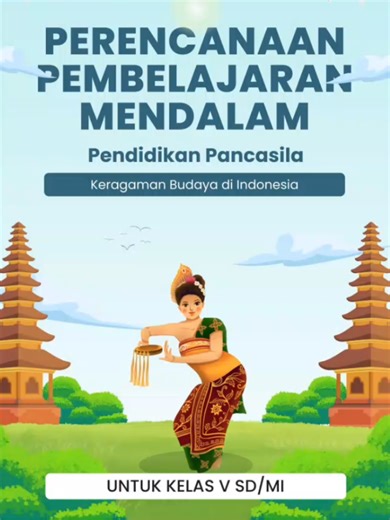 📘 Modul Ajar Pendidikan Pancasila Kelas 5 (Fase C): Keberagaman Budaya di Indonesia 📚 Pendekatan: Deep Learning 🔊 Model Pembelajaran: Problem Based Learning 🔊 Kurikulum Berbasis Cinta (KBC) 💼 Dalam 1 paket file berisi: ✅ Modul Ajar lengkap (word dan PDF) ✅ Lembar Kerja Peserta Didik (LKPD) ✅ Bahan Tayang (PPT) ✅ Instrumen penilaian (Assessment for, as, & of Learning) ✅ Bahan Ajar (PDF) ✅ Video Pembelajaran (Link YouTube) #modulajarukin #modulajardeeplearning #semester2 #rencanapembelajaranm