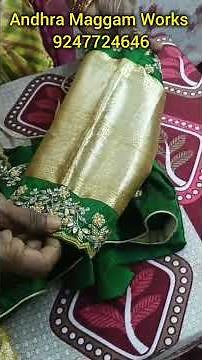 Simple & Elegant Maggam Work Blouses | Zardosi, Beads & Silver Work | Andhra Maggam Works
