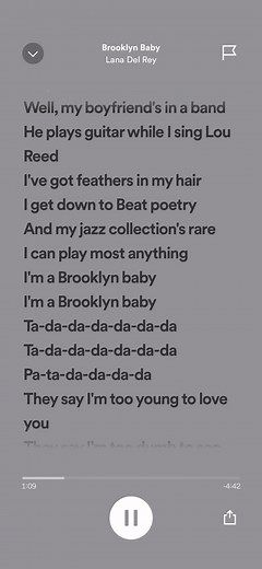 Brooklyn Baby by Lana Del Rey Full Song Lyrics
