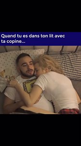 3.7K views · 13 reactions | Quand tu partage ton lit avec ta meuf  | Morning Like | Facebook