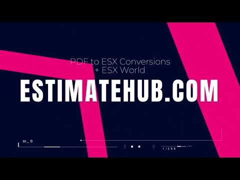 Xactimate PDF to ESX Conversion Tutorial | EstimateHub.com