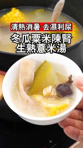 Summer Delicious Soup | Winter Melon, Corn, Duck Gizzard, Raw and Cooked Job's Tears Soup | Clear...