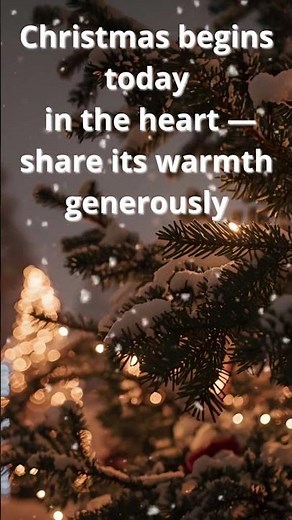 Heartwarming Christmas Quote to Start the Season ❤️🎄