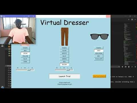Virtual Dress UP in Python Projects