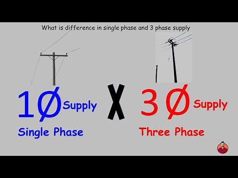 single phase vs 3 phase supply--Difference between 1 phase and 3 phase