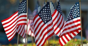 Flag Day celebrations kick-off with a parachute demonstration
