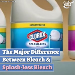 The Major Difference Between Bleach & Splash-less Bleach