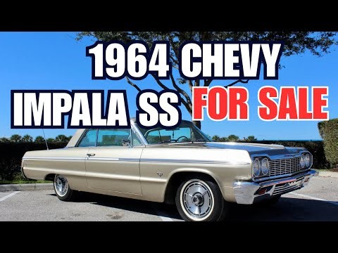 1964 CHEVROLET IMPALA SUPER SPORT FOR SALE 327 V8 LOW MILEAGE CLASSIC CAR ORIGINAL CALIFORNIAN