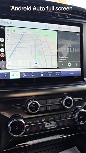 Android Auto - How to make Google maps full screen on your 2021 - 2024 Ford F-150 truck. #fordf150 #tipsandtricks #androidauto #navagation #touchscreen