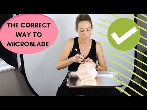 The CORRECT way to MICROBLADE (Something you didn't learn in your training)