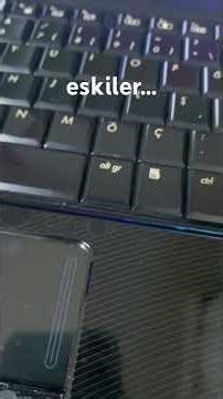 ekiden bu bilgisayar windows xp’ydi şimdi ise windows 7…