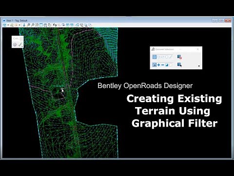 ORD 1-1. Creating an Existing Terrain Using Graphical Filter