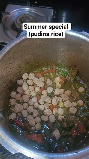 Pudina rice recipe for a refreshing summer lunch