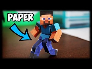 Paper Minecraft STEVE [ DIY Origami ]