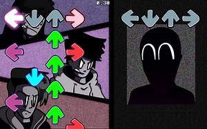 酷炸了！三人联手对战伪人FNF优质模组Think Z-Mixed PLAYABLE MOD