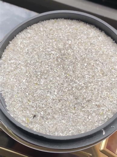 50+tcw Scoop 100% Natural White Uncut Raw Diamond - Rough Diamond Dust Powder