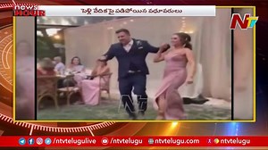 26K views · 189 reactions | Viral: Bride And Groom Fall Off The Stage While Dancing with Excitement #ViralVideo #BrideAndGroomFall #NTVNews #NTVTelugu | Ntv Telugu | Facebook